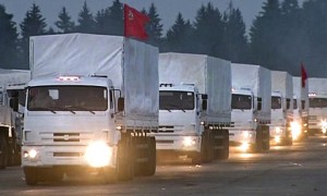Russian aid convoy heading to eastern Ukraine