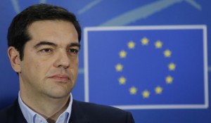 Greek Prime Minister Alexis Tsipras at EU Parliament